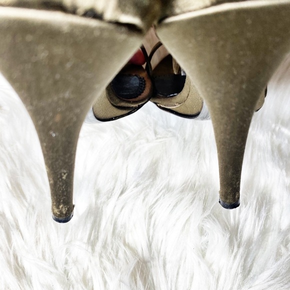 STELLA MCCARTNEY Slingback Chain Link Stilettos, Size 38 (US7) - Picture 8 of 10